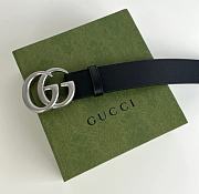 Gucci Belt Silver Hardware 4.0 cm - 5