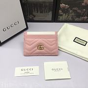 Gucci Small Card Holder Pink Size 10 x 7 cm - 1