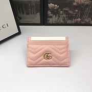 Gucci Small Card Holder Pink Size 10 x 7 cm - 5