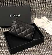 Chanel Classic Flap CF Black Wallet Size 7.5 x 11.2 cm - 4
