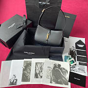 YSL Le 5 À 7 Hobo Bag Black Gold Hardware Size 23 x 16 x 6.5 cm - 4