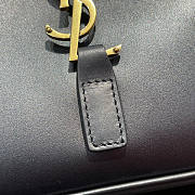 YSL Le 5 À 7 Hobo Bag Black Gold Hardware Size 23 x 16 x 6.5 cm - 2