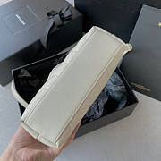 YSL Loulou Toy White Size 20 x 14 x 7.5 cm - 4