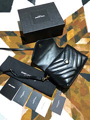 YSL Loulou Toy Black Gold Hardware Size 20 x 14 x 7.5 cm - 5