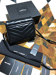 YSL Loulou Toy Black Gold Hardware Size 20 x 14 x 7.5 cm - 2