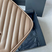 Ysl Lou Camera Bag Beige Smooth Leather Size 23 x 16 x 6 cm - 6