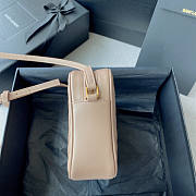 Ysl Lou Camera Bag Beige Smooth Leather Size 23 x 16 x 6 cm - 5
