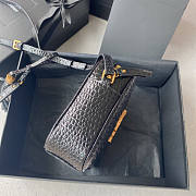 YSL Lou Camera Bag Black Crocodile Size 23 x 16 x 6 cm - 6