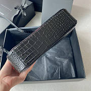 YSL Lou Camera Bag Black Crocodile Size 23 x 16 x 6 cm - 5