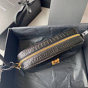 YSL Lou Camera Bag Black Crocodile Size 23 x 16 x 6 cm - 3