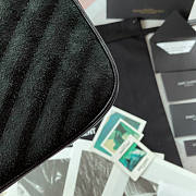YSL Lou Camera Bag Velvet Black Size 23 x 16 x 6 cm - 6