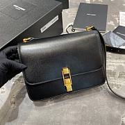 YSL Loulou Carre Satchel In Smooth Leather Black Size 23 x 17.5 x 6.5 cm - 1
