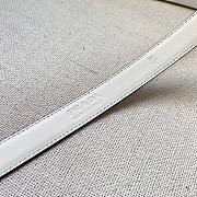 Prada Belt in Gold/Silver Hardware White 2.0 - 6