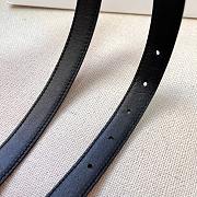 Prada Belt in Gold/Silver Hardware Black 2.0 cm - 6