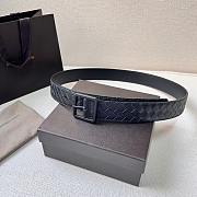 Bottega Veneta Belt Black 3.5 cm - 1