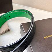Bottega Veneta Belt Black/Green 3.5 cm - 3