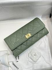 Chanel Long Wallet Green Size 10.5 x 19 x 3 cm - 4