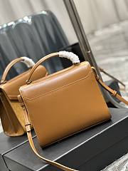 YSL Cassandra Bag Caramel Size 24.5×20×11.5 cm - 4