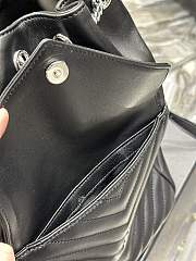 YSL Joe Backpack Black Silver Buckle Size 22×29×15 cm - 2