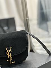 YSL Kaia Small Frosted Black Size 18x15.5x5.5 cm - 2