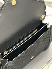YSL Gaby Envelope Bag Black Size 26×18×5 cm - 5