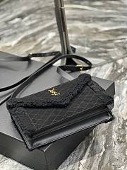 YSL Gaby Envelope Bag Black Size 26×18×5 cm - 4