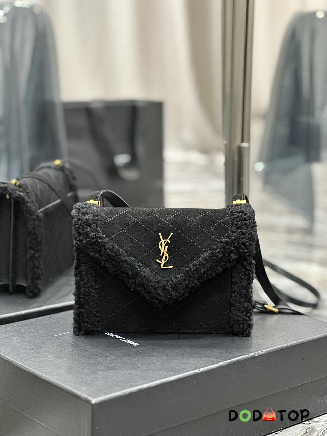 YSL Gaby Envelope Bag Black Size 20×14.5×4.5 cm - 1