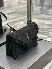 YSL Gaby Envelope Bag Black Size 20×14.5×4.5 cm - 4