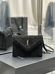 YSL Gaby Envelope Bag Black Size 20×14.5×4.5 cm - 3