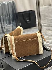 YSL Gaby Envelope Bag Brown Size 26×18×5 cm - 4