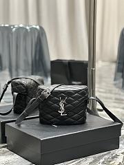 YSL June Box Bag Black Size 19×15×8 cm - 1