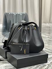 YSL Flat Hobo Bag Black Size 44×33×2.5 cm - 1