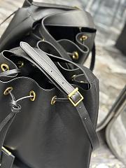 YSL Flat Hobo Bag Black Size 44×33×2.5 cm - 2