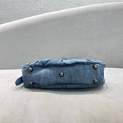 Balenciaga Women's Le Cagole Small Shoulder Bag Denim Size 33 x 16 x 8 cm - 6