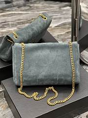 YSL Kate Suede Leather Blue Size 28.5x20x6 cm - 6