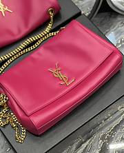 YSL Kate Suede Leather Pink Size 28.5x20x6 cm - 5
