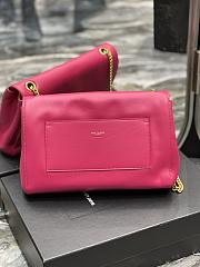 YSL Kate Suede Leather Pink Size 28.5x20x6 cm - 3