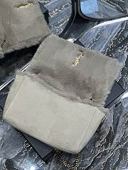 YSL Kate Suede Leather And Rabbit Fur Size 28.5x20x6 cm - 4