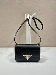 Prada Shoulder Bag Black 1BD320 Size 22 x 16 x 6 cm - 1