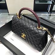 Chanel Coco Handle Black Gold Hardware Size 18x29x12 cm - 6