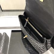 Chanel Coco Handle Black Gold Hardware Size 18x29x12 cm - 4