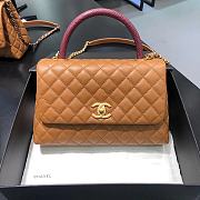 Chanel Coco Handle Caramel Gold Hardware Size 18x29x12 cm - 1
