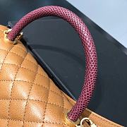 Chanel Coco Handle Caramel Gold Hardware Size 18x29x12 cm - 6