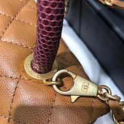 Chanel Coco Handle Caramel Gold Hardware Size 18x29x12 cm - 3