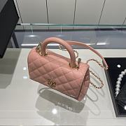 Chanel Coco Mini Pink Gold Hardware Size 13x19x9 cm - 6