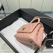 Chanel Coco Mini Pink Gold Hardware Size 13x19x9 cm - 4