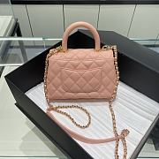 Chanel Coco Mini Pink Gold Hardware Size 13x19x9 cm - 3