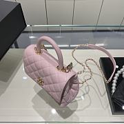 Chanel Coco Mini Light Pink Gold Hardware Size 13x19x9 cm - 6
