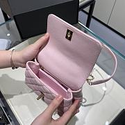Chanel Coco Mini Light Pink Gold Hardware Size 13x19x9 cm - 4