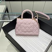 Chanel Coco Mini Light Pink Gold Hardware Size 13x19x9 cm - 3